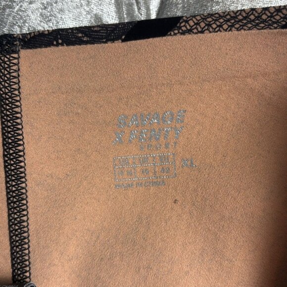 Savage X Fenty Rihanna black and nude leggings, size XL, excellent condition - Picture 7 of 11